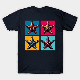 Pop Starfish Art - Trendy Marine Life T-Shirt